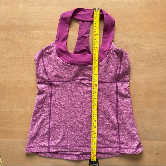 Lululemon Purple Scoop Neck Tank | size 10 - Picture 8 of 8